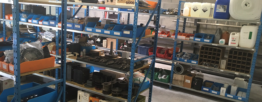 De nombreuses pièces détachées en stock